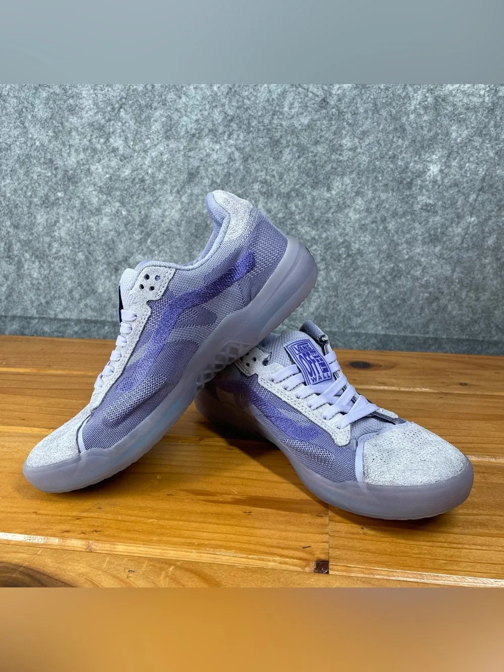 Vans EVDNT UltimateWaffle Mens 7 Womens 8.5 Lavender Purple Skate Shoes Sneakers